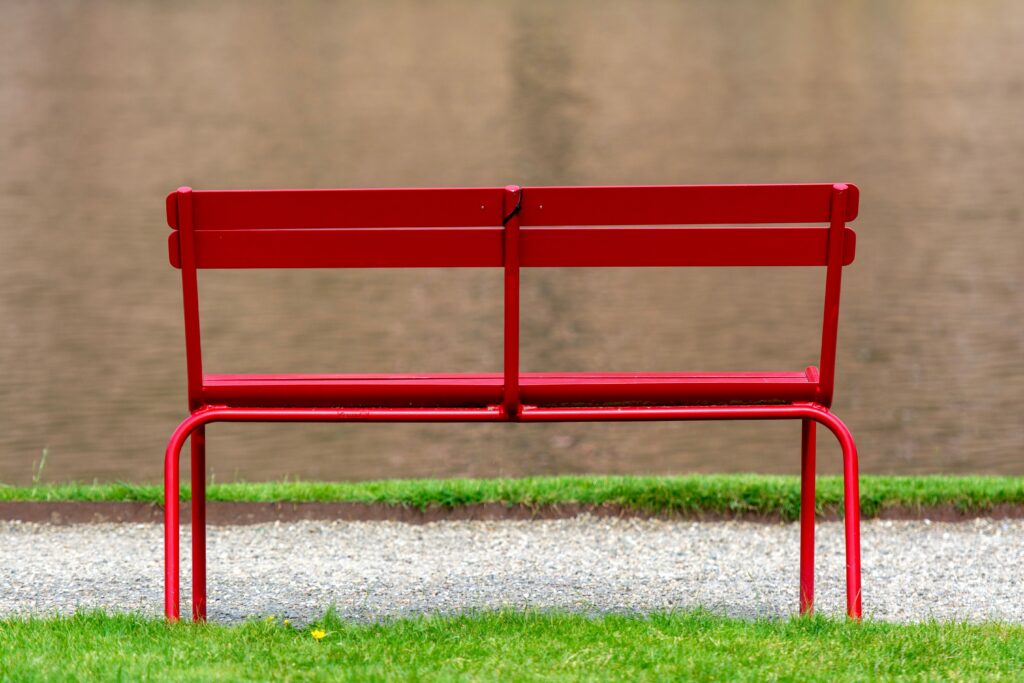 Un banc extérieur
