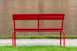 Un banc extérieur