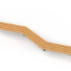 Moderne Reihenbank Tibia mit Winkelelementen