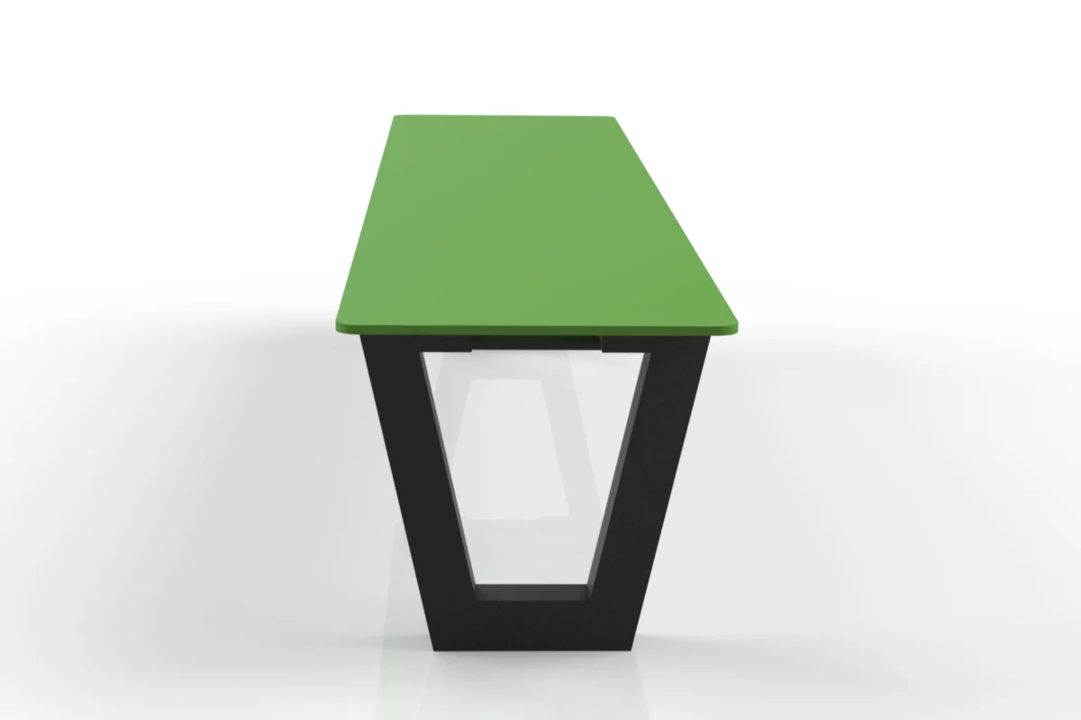 Frigus Gartenbank wetterfest, Stahlgestell und HPL-Sitzfläche für Outdoor